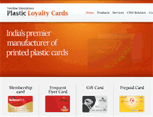 Tablet Screenshot of loyaltycards-india.com